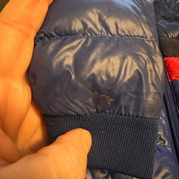 Ralph Lauren Sapphire Zip Puffer Packable‎ Jacket  Zip Pockets Size 24 mo - Picture 5 of 6